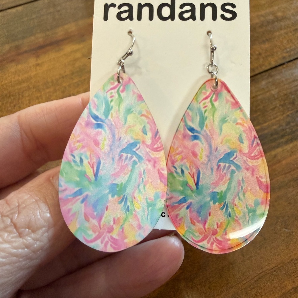 Colorful Teardrop Earrings